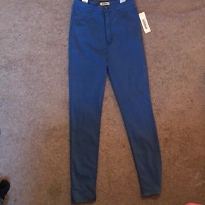 Brand New Bright Blue Skinny Jeans! 😍🦋